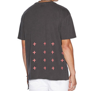 เสื้อยืดพิมพ์ลายตามสั่ง เนื้อผ้าหนา 230gsm ผ้าฝ้าย 100% เสื้อยืดผู้ชายทรงโอเวอร์ไซส์ ระบายอากาศได้ดี เป็นมิตรกับสิ่งแวดล้อม - Product Image 3