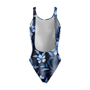 Maillot de bain une pièce extensible pour femme, dos en U, personnalisable, qualité supérieure, fournisseur - Product Image 2