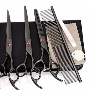 Premium Pet Grooming <b>Scissor</b> Kit Wholesale Stainless Steel <b>Dog</b> Cat Hair Trimming And Grooming Hand Tool Set - Product Image 5