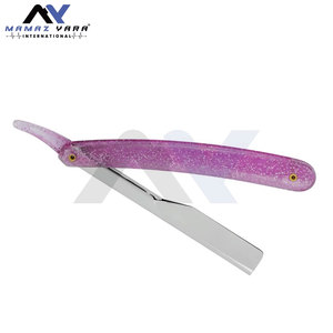 Navajas Manuales de Salón, Afeitadora Clásica de Barbero, Cuchilla Plegable para Afeitar Barba y Cabello, Navaja de Barbero con Bloqueo Deslizante para un Afeitado de Precisión - Product Image 5