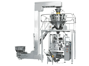 Machine d'emballage automatique à 14 têtes multi-poids de haute précision pour l'emballage de granulés alimentaires, commande PLC, entraînement électrique - Product Image 2