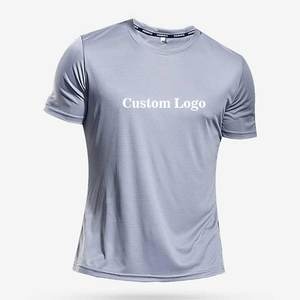 T-shirt de sport pour homme 100 % coton de haute qualité, vêtements d'entraînement, impression personnalisée, service OEM, anti-boulochage, coupe ample - Product Image 4