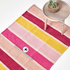 Luxury Floor Chenille Rugs Hand Made Area Rug Big Size at Low Price Meditation Wholesale Prices From INDIAN TEXTILES H/L - Product Image 4
