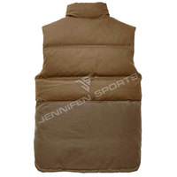Gilet de chasse pour homme personnalisé, de haute qualité, respirant, isolé pour l'automne et l'hiver, 100% coton ciré rembourré, fermeture éclair, grande taille, multi-poches