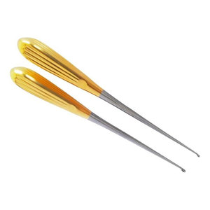 Curettes osseuses 215 mm 2,4 mm 332-486-300, instrument chirurgical manuel en acier inoxydable de précision, orthopédique, haute qualité, marquage CE - Product Image 2