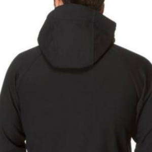 Chaqueta Softshell Negra para Hombre con Capucha, Bolsillos con Cremallera, Impermeable, Cortavientos, Transpirable, para Invierno y Actividades al Aire Libre, Corte Ajustado - Product Image 2