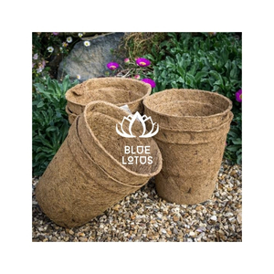 Pot en fibre de coco biodégradable et écologique, idéal pour la culture de semis et la protection des racines, pour l'intérieur et l'extérieur - Vente Flash - Product Image 1