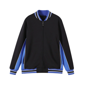 Conjunto Deportivo Zeta Pi Beta Personalizado con Estampado, Chaqueta de Forro Polar Térmico para Invierno, Negro y Azul, con Letras ZPB Bordadas - Product Image 2