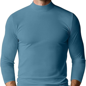 Chemise de compression à manches longues pour homme en tissu respirant, personnalisable, séchage rapide, vêtements de sport pour la course à pied et les activités de gym - Product Image 2