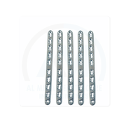 Plaques osseuses orthopédiques Al Mida Healthcare, série dynamique linéaire, plaque de fixation en titane à 14 trous, conforme à la norme ISO13485, vétérinaire