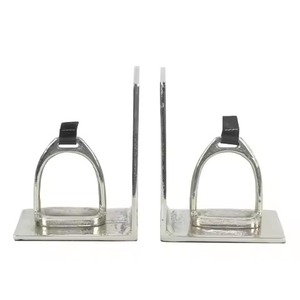Lot de 2 serre-livres en métal en forme de bottes de cowboy, style sud-ouest, gravés et sculptés, décoration de bureau attrayante pour adultes - Product Image 5