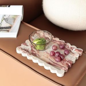 Bandeja de Exhibición de Mármol Hecha a Mano, Económica, para Velas, Difusores, Artículos de Aseo y Decoración Elegante para el Hogar - Product Image 4