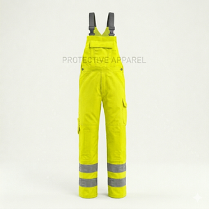 OEM Services Women's Workwear Coverall 100% Cotton Breathable Bib Pant - Product Image 4