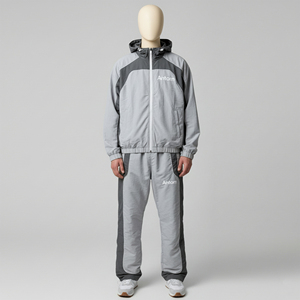 <b>Men's</b> New Fashion Outdoor Hooded Casual Windbreaker Tracksuit for Cycling & Running Solid Printed 100% Cotton OEM Serviced - Product Image 2