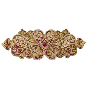 Napperon rond en Design de salon, 4 pièces, avec perles, pâtisserie, décoration intérieure, vaisselle, Table à manger, fête, mariage - Product Image 2