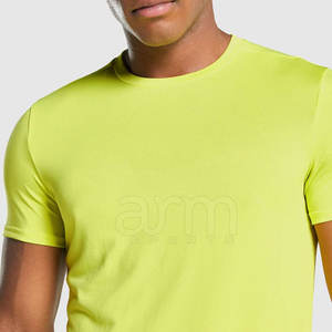 Créez votre propre t-shirt de sport avec logo, t-shirt de sport col rond, t-shirt streetwear pour homme, fabriqué au Pakistan - Product Image 5