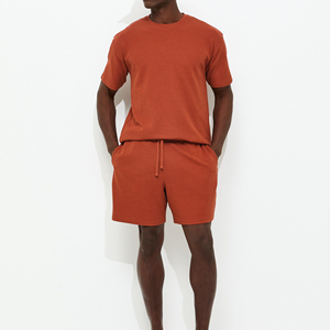 Shorts de sport personnalisés en gros pour hommes, ensemble de shorts de survêtement vierges pour l'été - Product Image 6