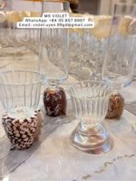 Copa de Vino con Diseño de Conchas Marinas, Decoración Costera, Vajilla Única con Inspiración Playera, Regalo con Temática Oceánica, Esencial para Fiestas de Verano en el Hogar o Bar