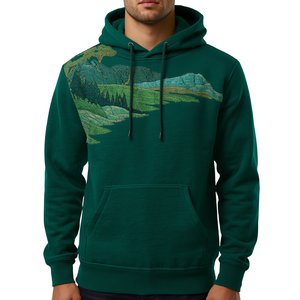 Sudadera Premium para Hombre con Detalles Bordados de Emerald Valley y Diseño Relajado de Moda Urbana de Alta Calidad - Product Image 3