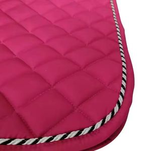 BRAND ZONE1995 Customized Classic Sports Cotton Satin Saddle <b>Pad</b> with Mesh Lining Durable & Comfortable for Horse Riding Jumping - Product Image 6