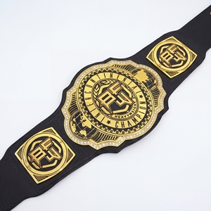 Ceinture de champion intercontinental neuve, en cuir de vache, boucle carrée en alliage, légère, écologique, en provenance du Pakistan - Product Image 3