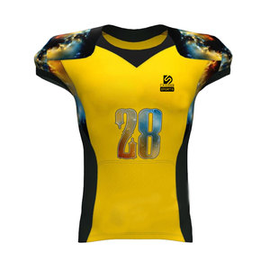 Latest Design Custom Logo Printed American Football Uniform 100% Polyester Lightweight Durable Best Selling Wholesale Cheap - Product Image 2