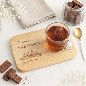 Multipurpose Wooden <b>Lap</b> Tray With Cup Space Tea Coffee Snack Serving Board Handmade Home Kitchen <b>Table</b> Organizer - Product Image 4