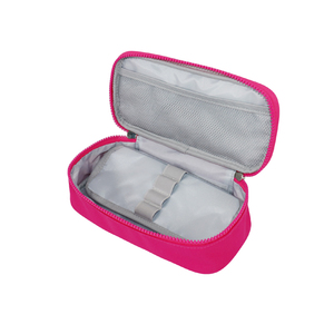 Sac à crayons multi-couches rose/bleu à fermeture éclair pour enfants avec motif de licorne Logo personnalisé pour les filles de l'école primaire - Product Image 3