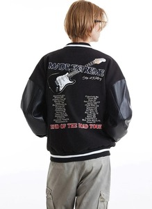 New Finished Men Casual Winter Unisex Button College Varsity Jacket Wool Windproof Waterproof Breathable Quick Dry OEM Service - Product Image 4