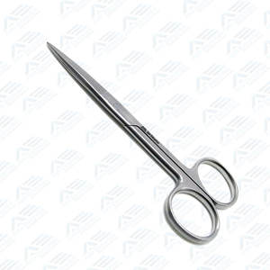 กรรไกรผ่าตัดสแตนเลส เครื่องมือผ่าตัดมาตรฐาน 4.5 นิ้ว ใช้แรงมือ ปลายตรงคม - Product Image 5