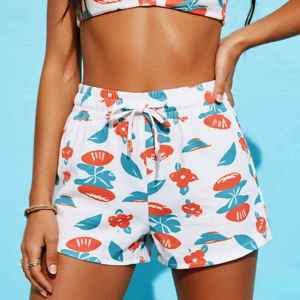 Shorts d'été pour femmes, séchage rapide, tissu extensible doux, design confortable, parfait pour les activités aquatiques, short de plage pour femmes - Product Image 3