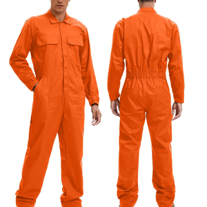 Overol de Trabajo Personalizado al por Mayor con Logotipo y Color Sólido, Diseño Simple, Básico para Hombre, Ligero, Precio Económico - Product Image 3