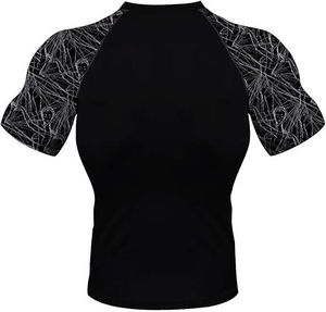 Rashguard personnalisé pour homme, qualité supérieure, idéal pour le BJJ, le Judo, la course à pied, l'entraînement, en polyester, compression, kimono de Jiu-Jitsu - Product Image 2