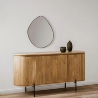Chaise de salle à manger moderne de style scandinave en bois de manguier massif, écologique, de style nordique européen, avec bords incurvés, meubles pour la maison