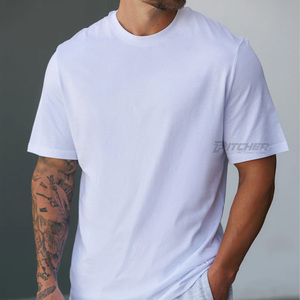 Camiseta Deportiva Personalizada para Hombre con Tela de Poliéster/Algodón, Impresión Gráfica Personalizada, Ropa Deportiva Transpirable y de Secado Rápido - Product Image 4