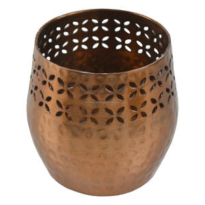 Bougie en métal avec pot de cire, Design personnalisé, thème Vintage, lampe à thé et bougeoir, décoration de la maison et Design de mariage - Product Image 3