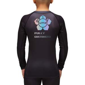 Camiseta Deportiva Personalizable de Alto Rendimiento para Jóvenes, Camiseta de Lucha de Nailon y Elastano - Product Image 3