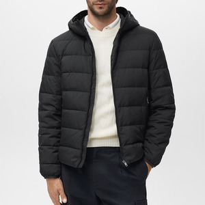 Chaqueta acolchada de diseño único a precio de mayorista para adultos, chaqueta acolchada de satén cálida de invierno con cremallera personalizada a precio de mayorista para hombres - Product Image 1