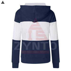Sweat à capuche personnalisé avec logo, en coton mélangé, pour femme, coupe oversize, style streetwear, en polaire, pull d'hiver, vente en gros OEM - Product Image 2