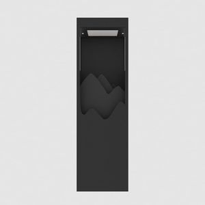 Lampade da parete per esterni a LED moderne da 26 pollici montate a filo con Design cuboide a strati - Product Image 3