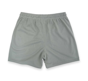 Pantalones Cortos Deportivos Casuales para Hombre, Color Gris, con Cordón, Malla Transpirable, Tejido de Punto, Cintura Media, Color Sólido, Poliéster, Cortos - Product Image 3