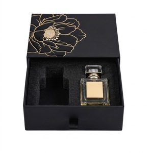 Boîte à rabat personnalisée avec logo, boîte cadeau pliante, emballage de luxe pour bougies, emballage de parfum, support en carton ondulé - Product Image 1
