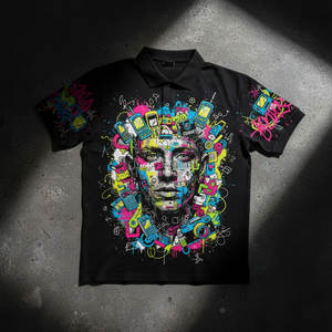 Camiseta Polo DTG Personalizada para Hombre, Impresión de Imagen Personalizada de Alta Resolución, Tela Suave al Tacto para Marketing y Promoción - Product Image 1