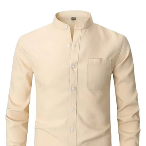 Camisa de Vestir para Hombre, Diseño Estampado Premium, Tela Satén Suave, Manga Larga, Casual, Formal, Transpirable, con Logotipo Personalizado - Product Image 1