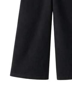 Pantalones Deportivos Cargo de Pierna Ancha Color Negro Jet Personalizados para Mujer, Pantalones de Forro Polar con Cintura Elástica, Bolsillos con Cremallera, Ropa Casual de Calle, Pantalones de Invierno - Product Image 6