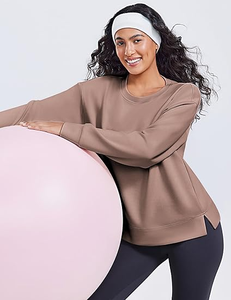 Sweat-shirts en coton pour femmes de marque de mode en gros, à vendre, avec logo personnalisé, sweat-shirts épais pour femmes - Product Image 3