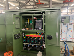 שנאי תלת פאזי 2500kVA להתקנה על משטח, 34.5kV 35kV להעלאת מתח, עבור חיבור לרשת של תחנות רוח, תחנות סולאריות פוטו-וולטאיות, התקנה על משטח, תקן ANSI - Product Image 4