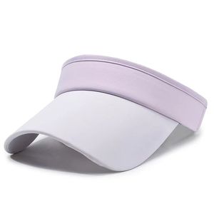 Casquettes de sport en coton OEM en gros, visières de course, de pêche et de plein air, protection solaire décontractée, visière vide, séchage rapide en polyester - Product Image 4