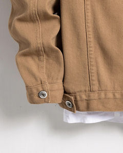 Veste en jean en gros pour hommes – Fabricant de vêtements d'extérieur – Veste cargo tendance grande taille pour hommes – Jeans Haus Industries - Product Image 2