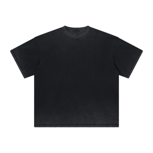 Custom Branding Acid Wash T Shirts Factory Direct Soft Cotton Streetwear <b>Tops</b> OEM Production for Importers and Distributors - Product Image 6